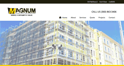 Desktop Screenshot of magnumconstructionservices.com